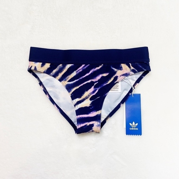 NWT Adidas Originals Swim Bottom Tie Dye Midnight Indigo - Picture 5 of 8